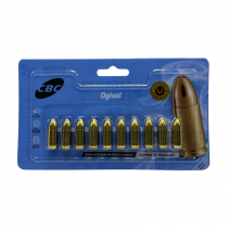 MUNIÇÃO CBC .38TPC ETOG 124GR OGIVAL - BLISTER COM 10 UNIDADES