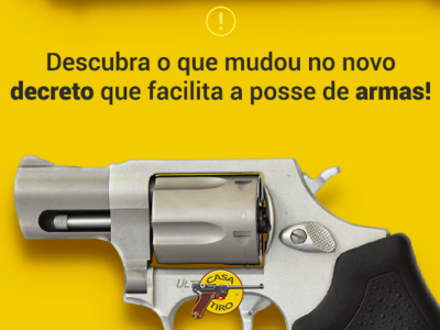 Decreto assinado facilita posse de armas de fogo no Brasil - 2019